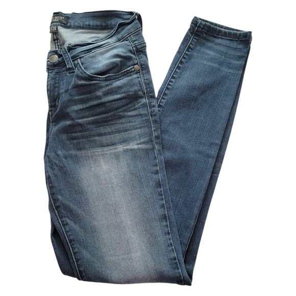 Judy Blue Denim - Judy Blue Jeans Womens 7/28 Skinny Fit Stretch Medium Wash Denim Low Rise